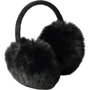 Mint Velvet Black Faux Fur Earmuffs